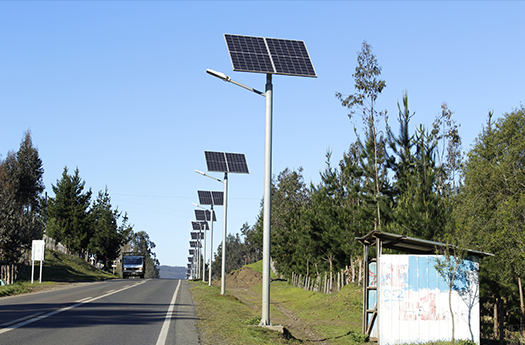 Progetto di lampioni solari divisi per Roadway in sud Africa