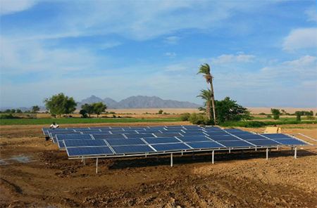 off-grid solar power system the outskirts of libya