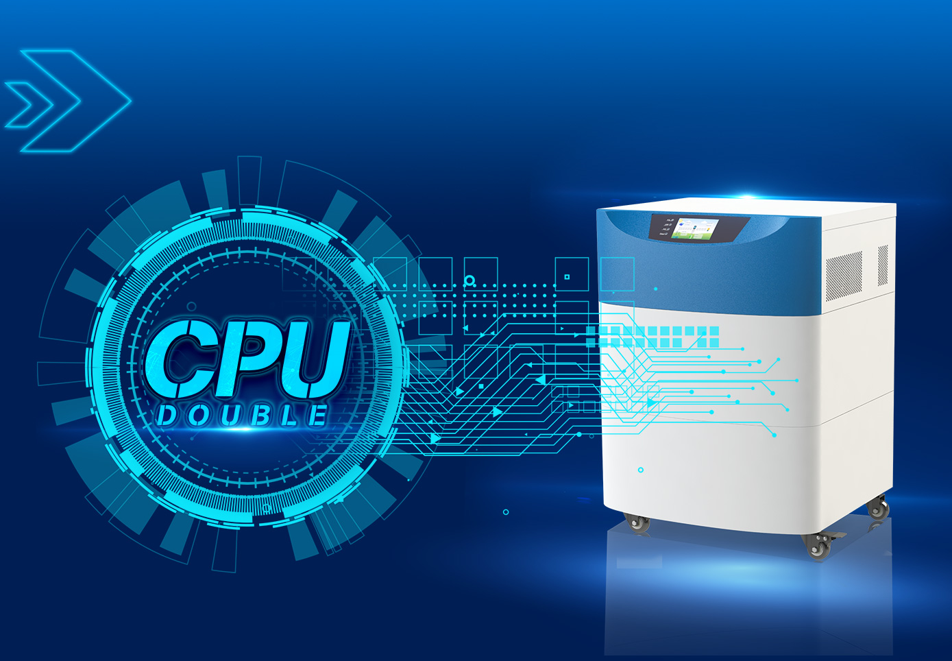 Tecnologia di controllo intelligente a doppia CPU, eccellenza delle prestazioni.