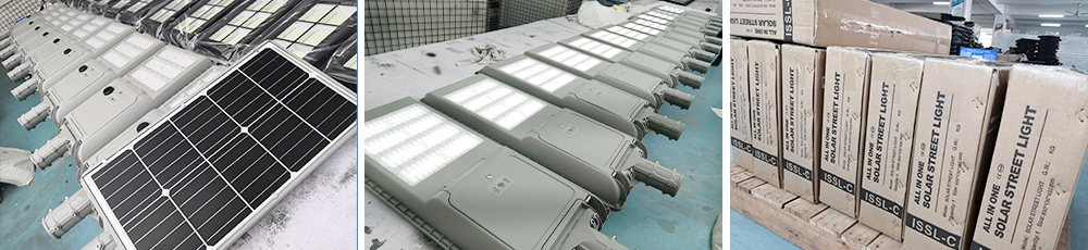 La produzione di lampione stradale a Led solare integrato conveniente 60w 80w 100w(ISSL-C)