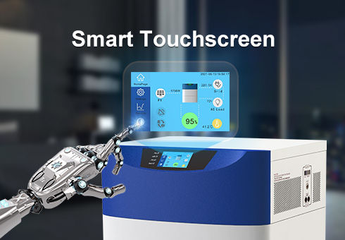 Il touch screen interattivo progettato può visualizzare i parametri del dispositivo in tempo reale e lo stato di marcia è chiaro a colpo di vista.