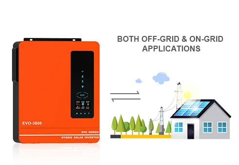 Compatibile sia per applicazioni off-grid che on-grid, in grado di alimentare l'energia solare in eccedenza nella rete.