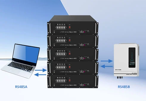 Max 5 moduli In parallelo, supporta la comunicazione BMS con la maggior parte degli inverter.