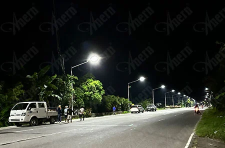 300set di progetti di illuminazione stradale solare SLZ nelle filippine