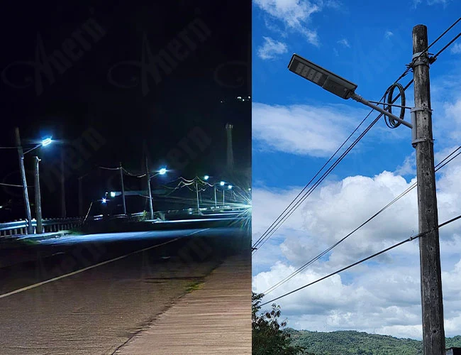 Lampada solare integrata a Led