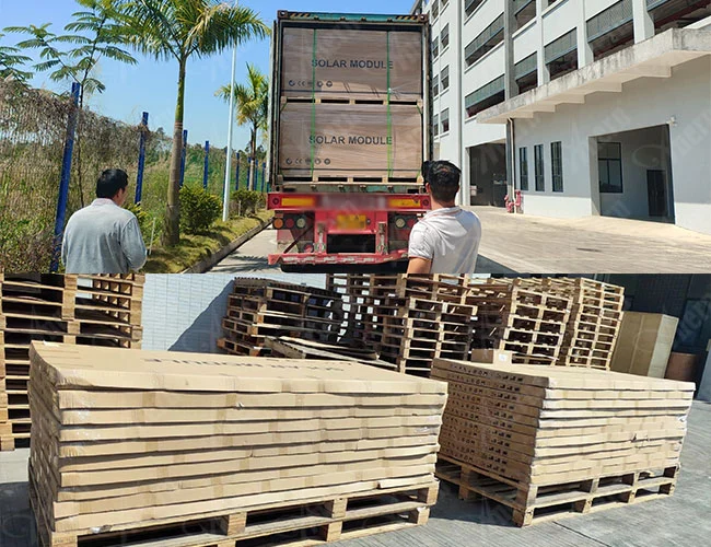 Pannelli solari Mono a mezza cella di tipo N