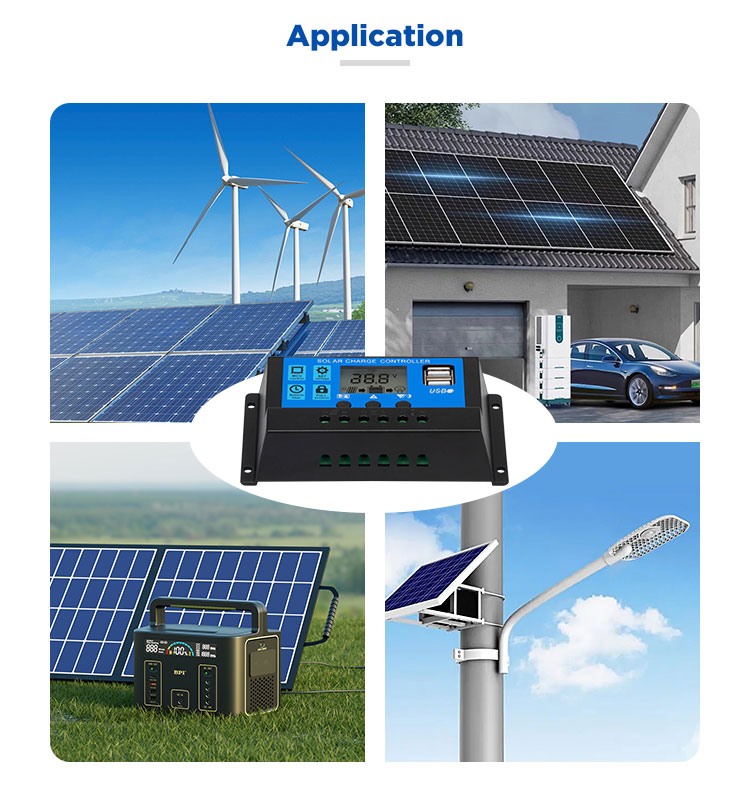 PWM Solar Charge Controller for solar off-grid system