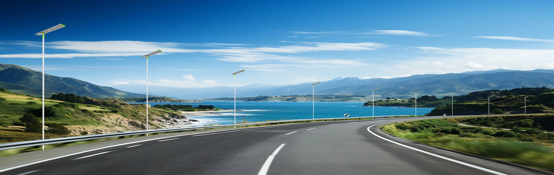 Lampione solare del villaggio