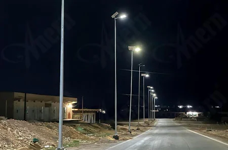 Iraq 60w tutto In due progetti di illuminazione stradale solare