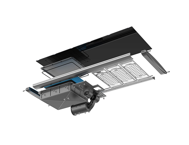 Tutto in un produttore di lampioni solari