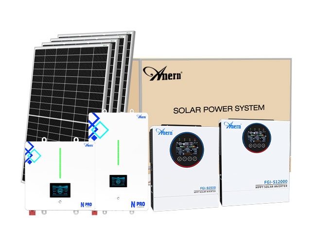 Sistema di accumulo solare ibrido domestico 5KW-12KW