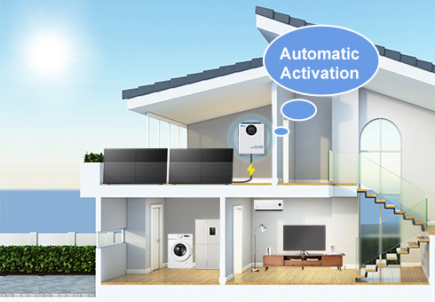 Dotato di una robusta capacità di attivazione automatica della batteria al litio, integrato senza soluzione di continuità sia con fonti ca che fotovoltaiche, massimizza le prestazioni e l'utilizzo energetico.